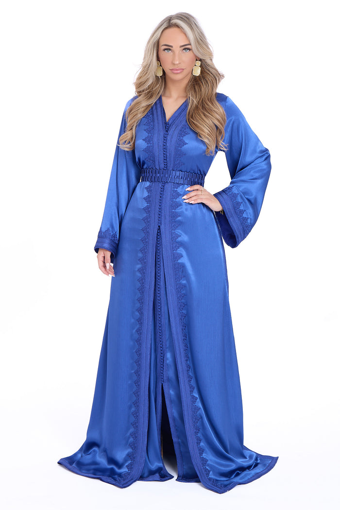Caftan Mervat Oxfordblue