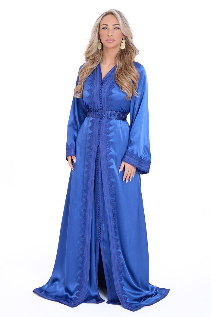 Caftan Mervat Oxfordblue