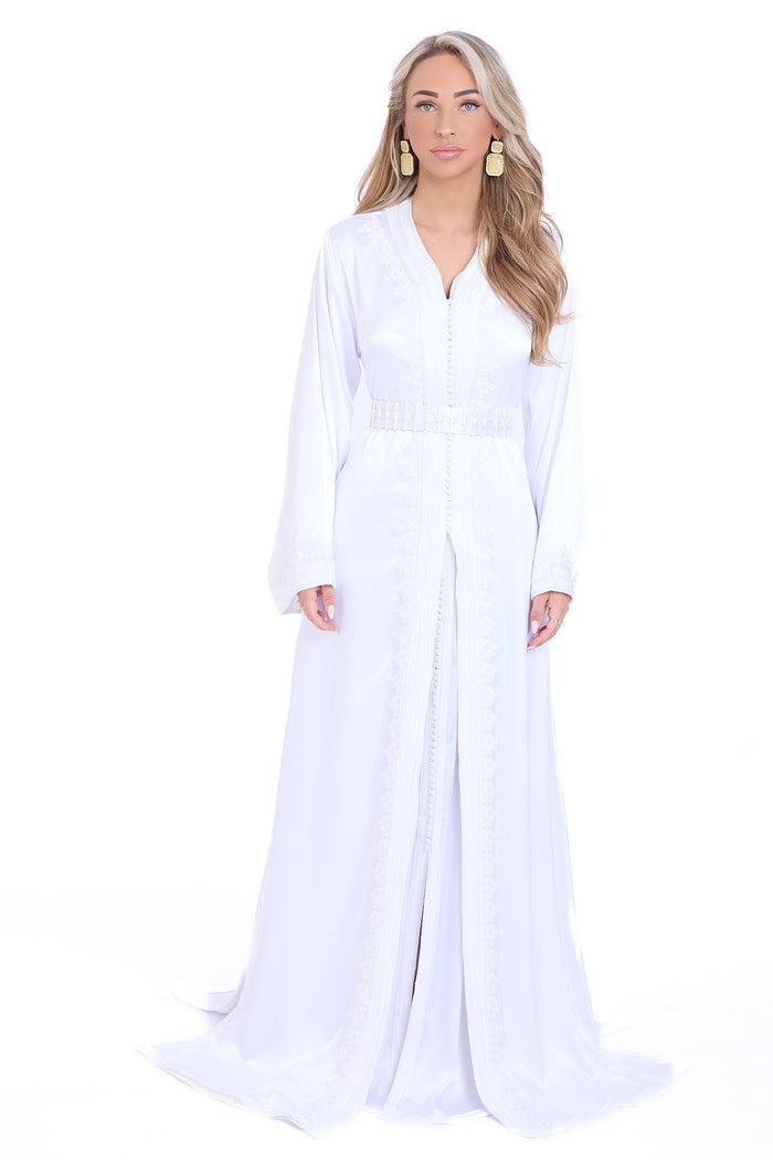 Caftan Mervat White