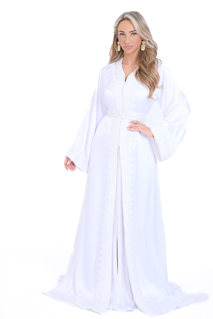 Caftan Mervat White