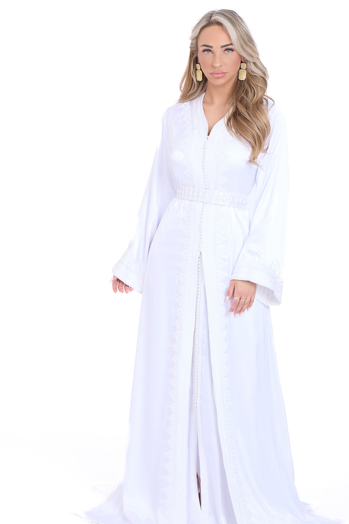 Caftan Mervat White