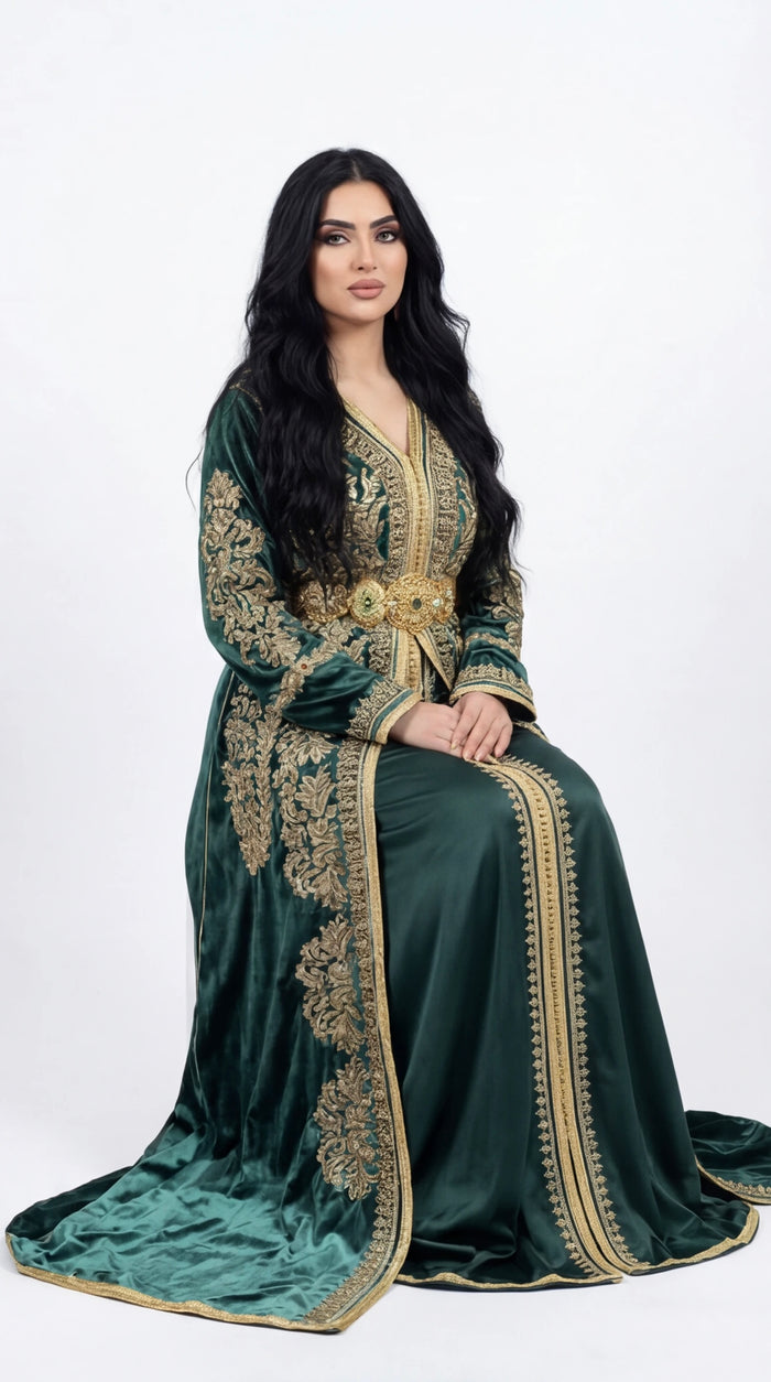 Caftan Sem Darkgreen