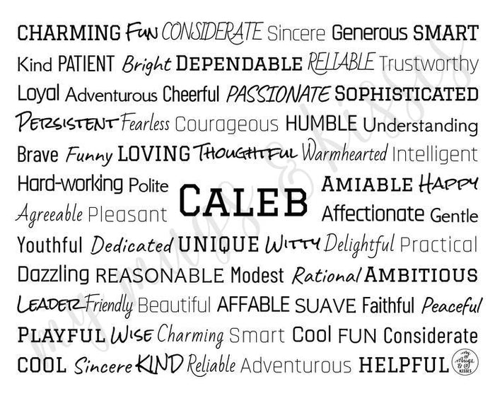 Caleb Digital Download