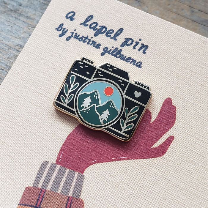 Camera Enamel Pin