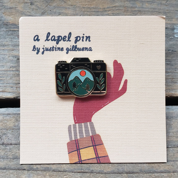 Camera Enamel Pin