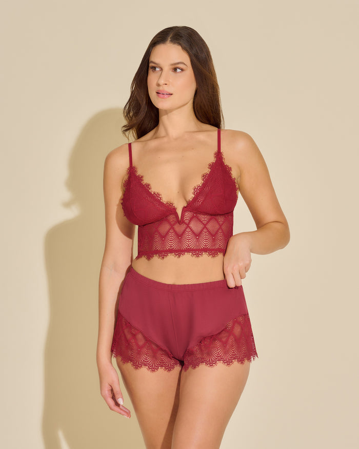 Red Set - Allure Sleep Cami & Boxer