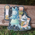 Candlelit Friends Vinyl Sticker