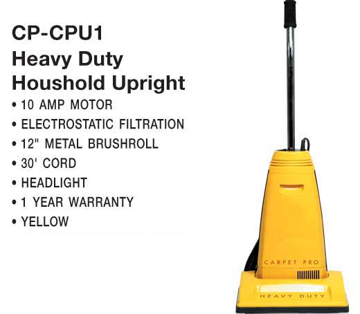 Carpet Pro CPU-1 Upright Vacuum Cleaner Part CPU-1