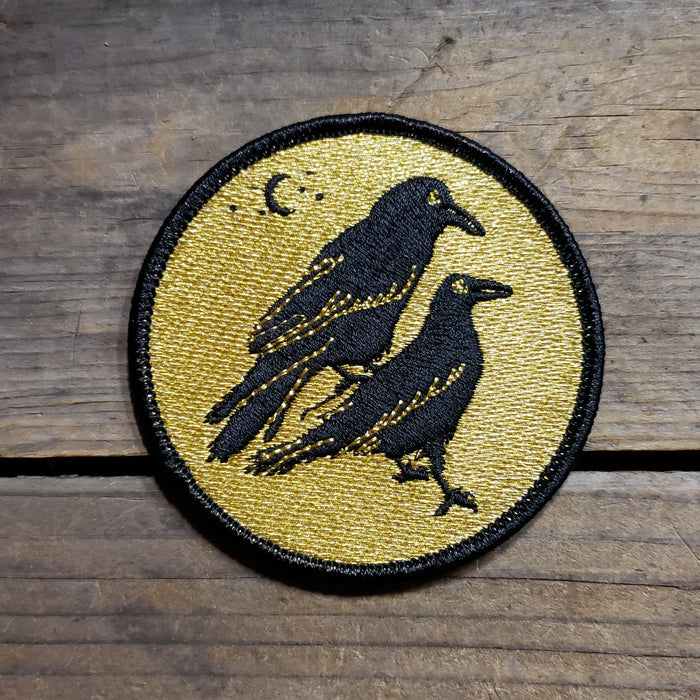Celestial Ravens Iron-On Patch