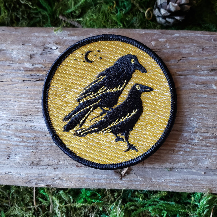 Celestial Ravens Iron-On Patch