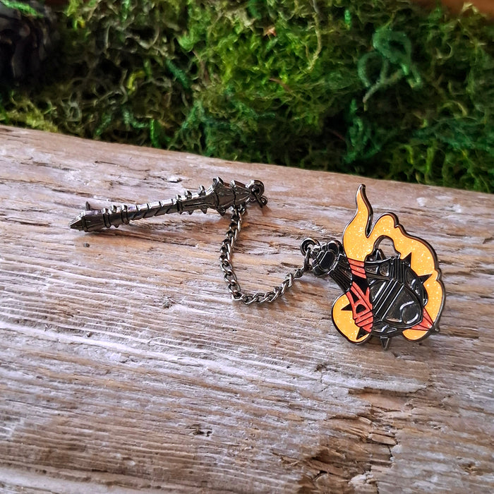 Censer Flail Enamel Pin Set