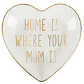 Ceramic Heart Trinket Tray | Home Is Where Your Mom Is