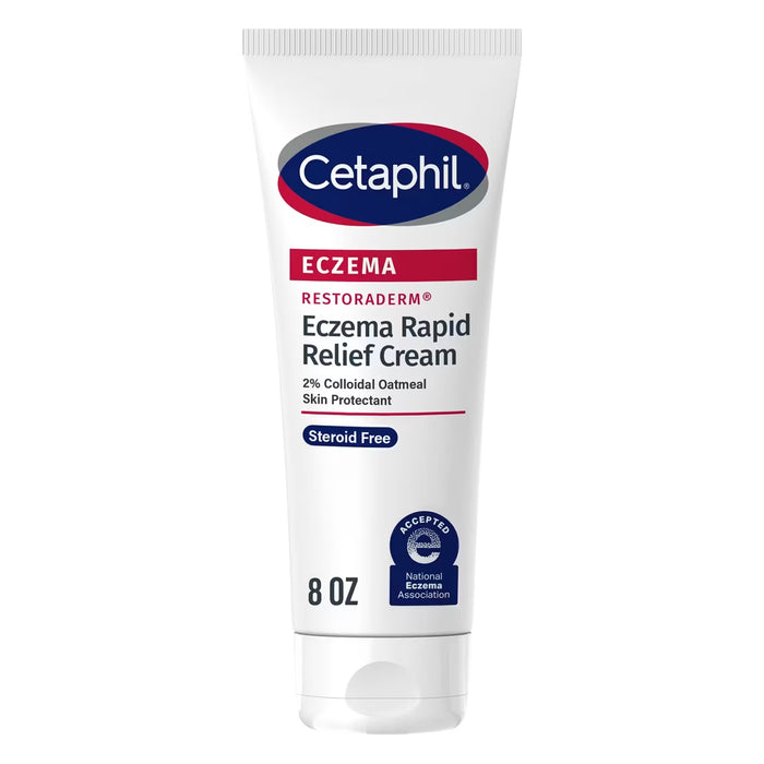 Cetaphil Eczema Restoraderm Rapid Relief Cream - 8 oz - 12 Pack