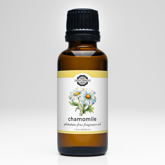 Rustic Strength - Phthalate-Free Fragrance Oil | 1oz Amber Glass Vial | Chamomile