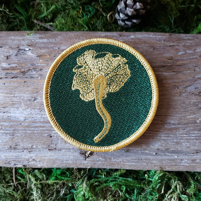 Chanterelle Mushroom Iron-On Patch