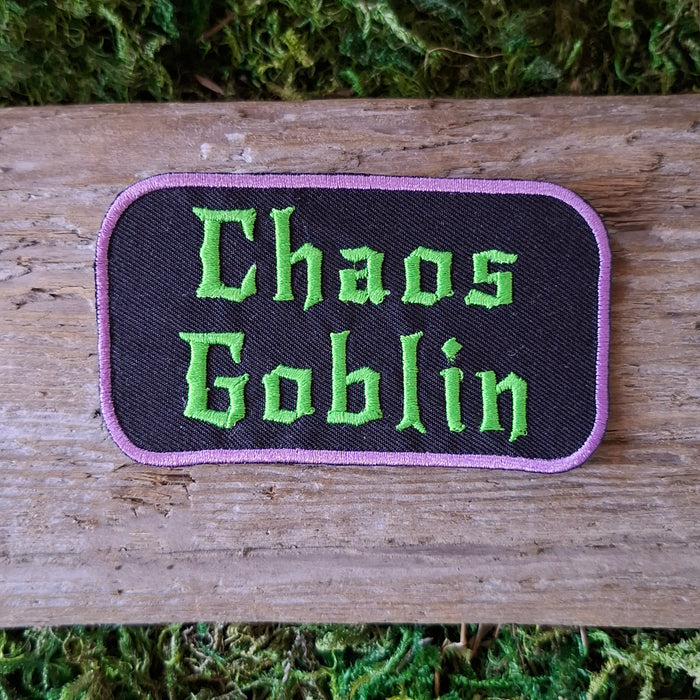 "Chaos Goblin" Iron-On Patch