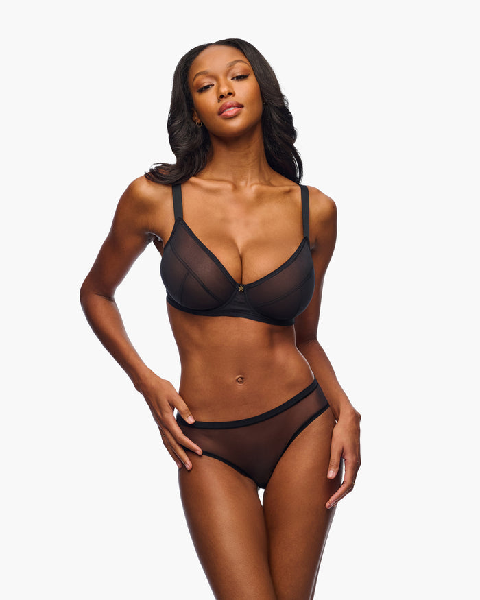 Black Boyleg - Soire Iconic Cheeky Brief
