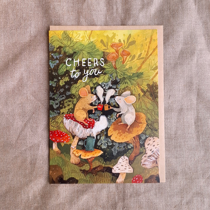 "Cheers to You" Greeting Card