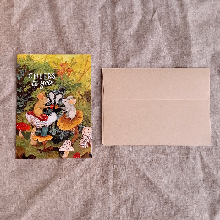 "Cheers to You" Greeting Card