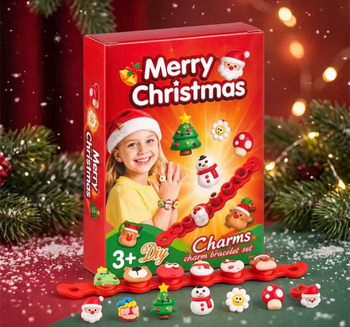 Christmas Charm Bracelet Making Kit for Kids