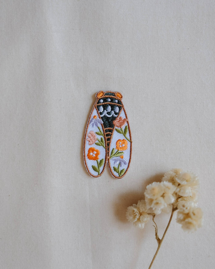 Cicada Small Iron-On Patch