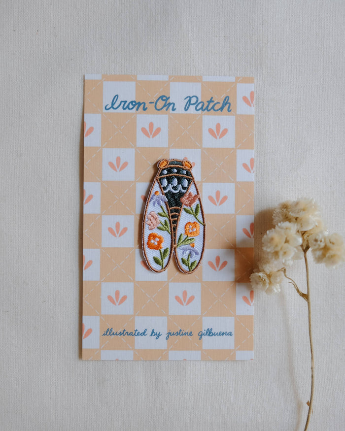 Cicada Small Iron-On Patch