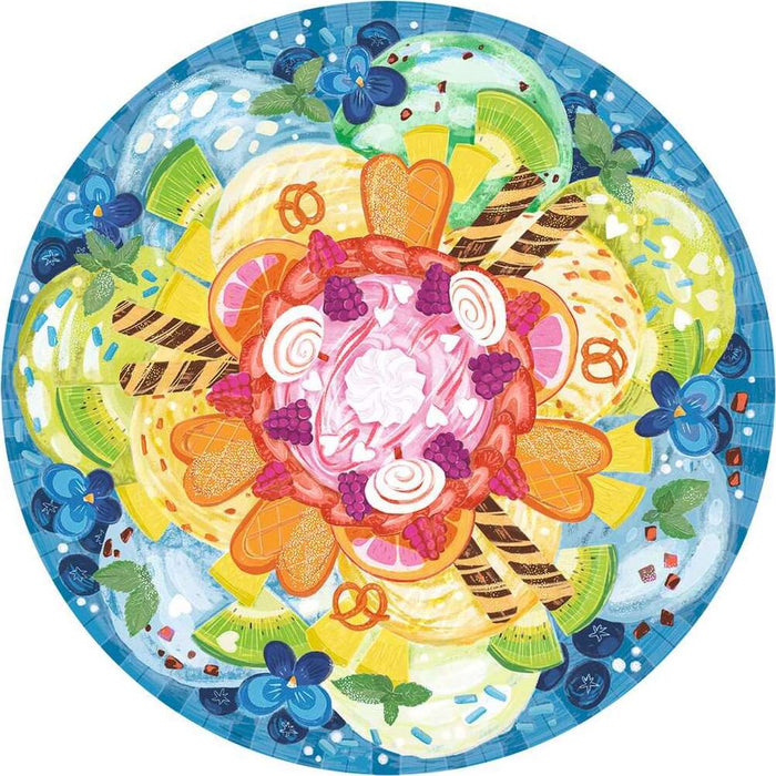 Circle of Colors: Ice Cream (500 pc Round Puzzles)