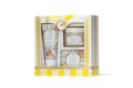 Beekman 1802 gift set with lotion and soap on a white background