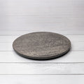 Rustic Strength, Concrete Lazy Susan, Charcoal 15" diameter