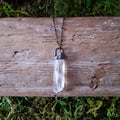 Copper and Clear Quartz Pendant