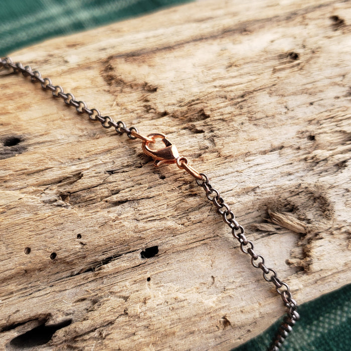 Copper Citrine Point Pendant