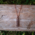 Copper Pine Tree Necklace