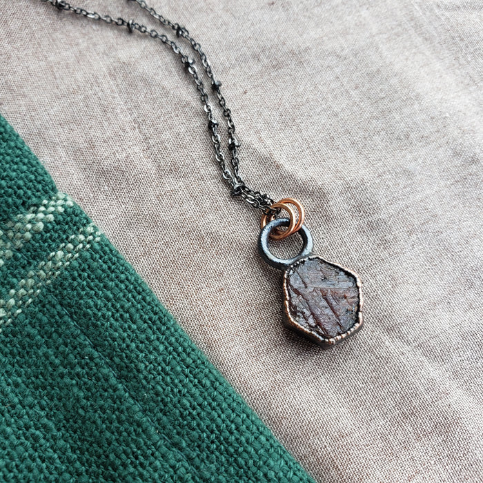 Copper Ruby Pendant