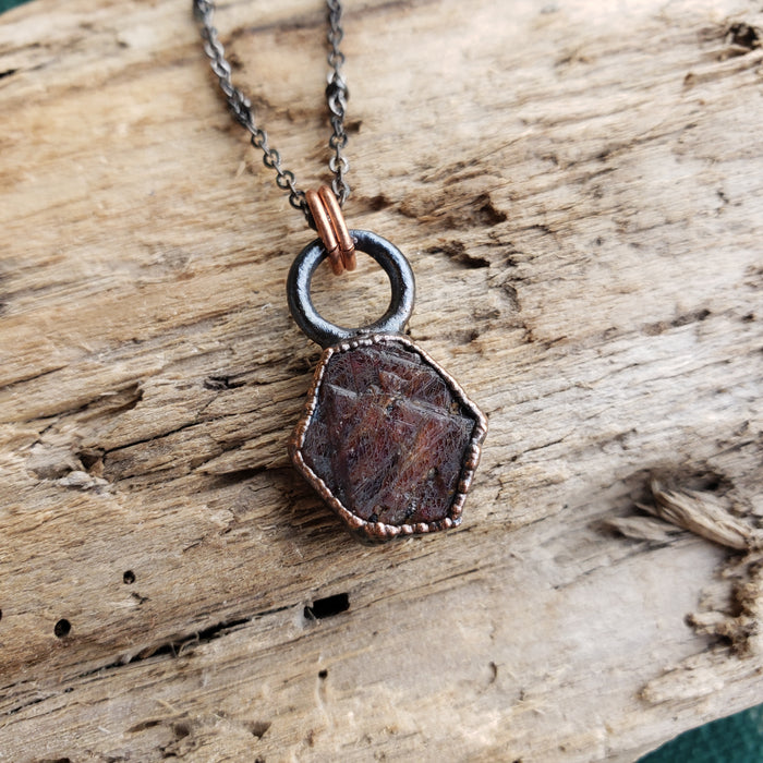 Copper Ruby Pendant