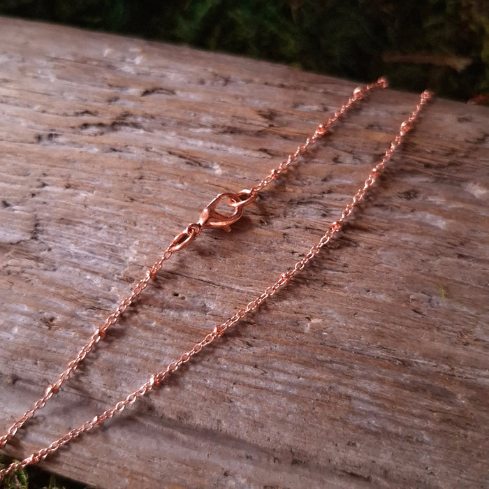 Copper Sugi Cedar Pendant