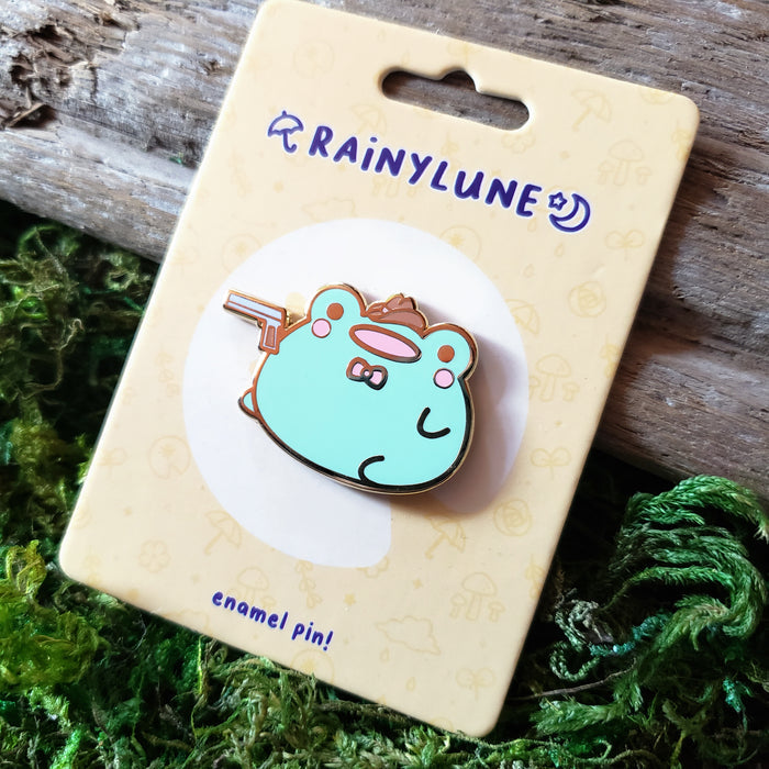 Cowboy Frog Enamel Pin