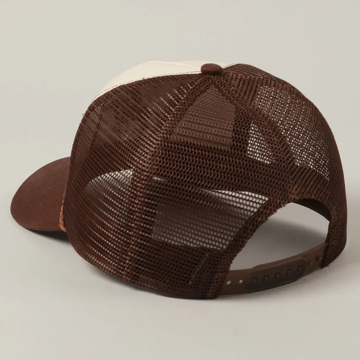 Cowboy Image Howdy Embroidery Mesh Back Cap