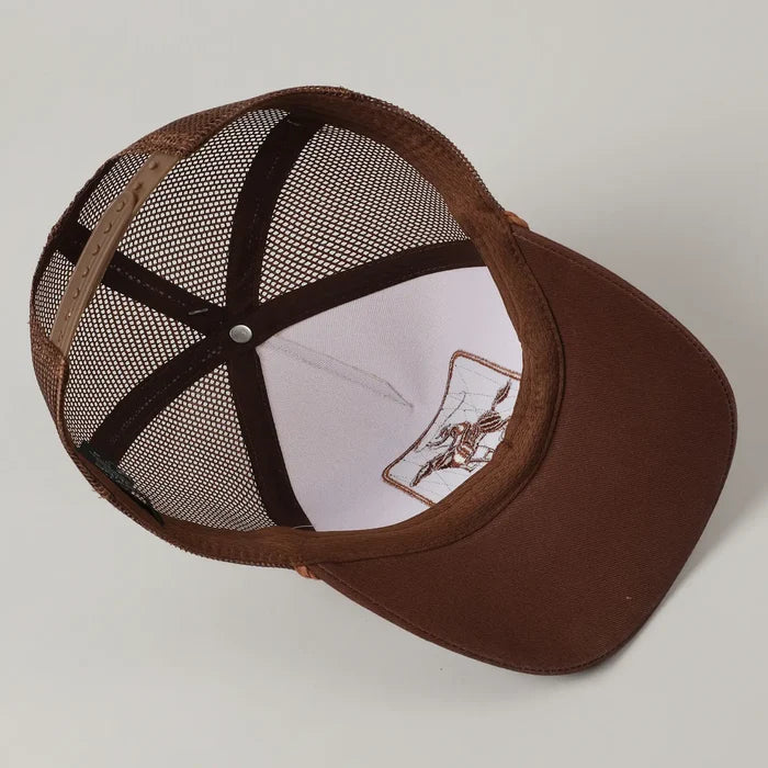 Cowboy Image Howdy Embroidery Mesh Back Cap
