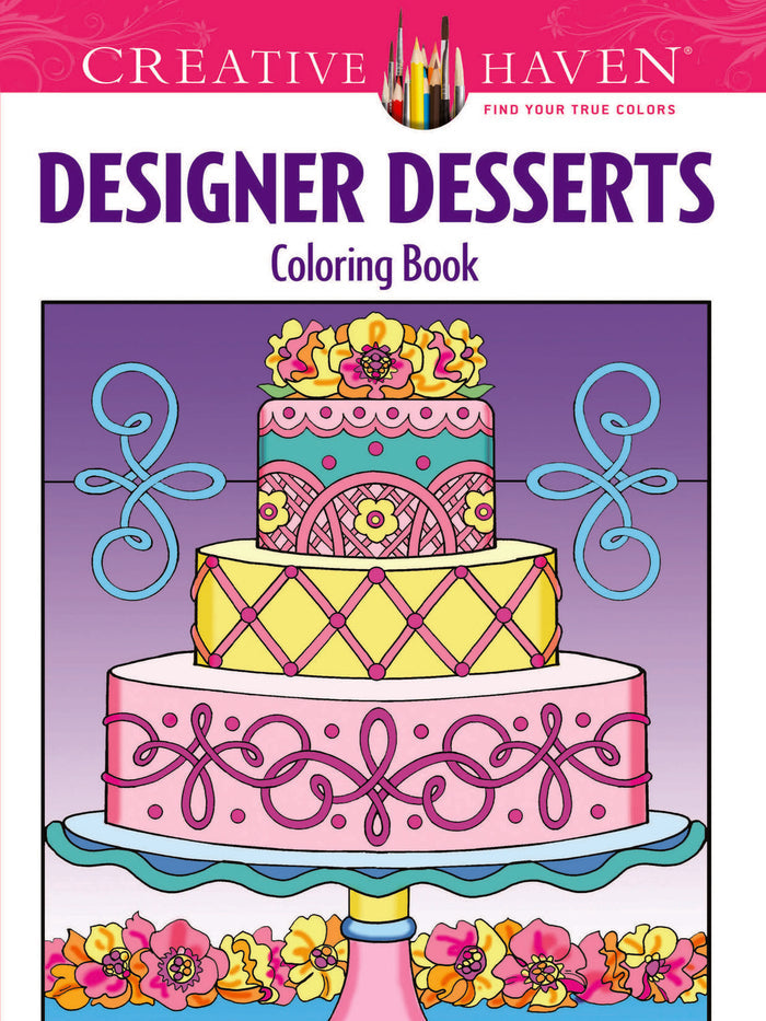 Creative Haven Designer Desserts Coloring Book