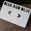 Crescent Moon Stud Earrings