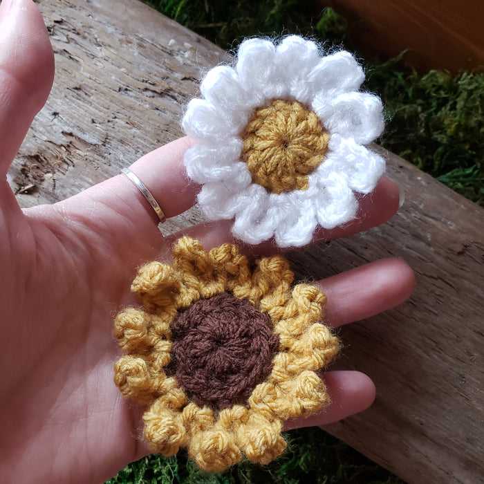 Crochet Flower Hairclip