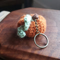 Crochet Pumpkin Keychain