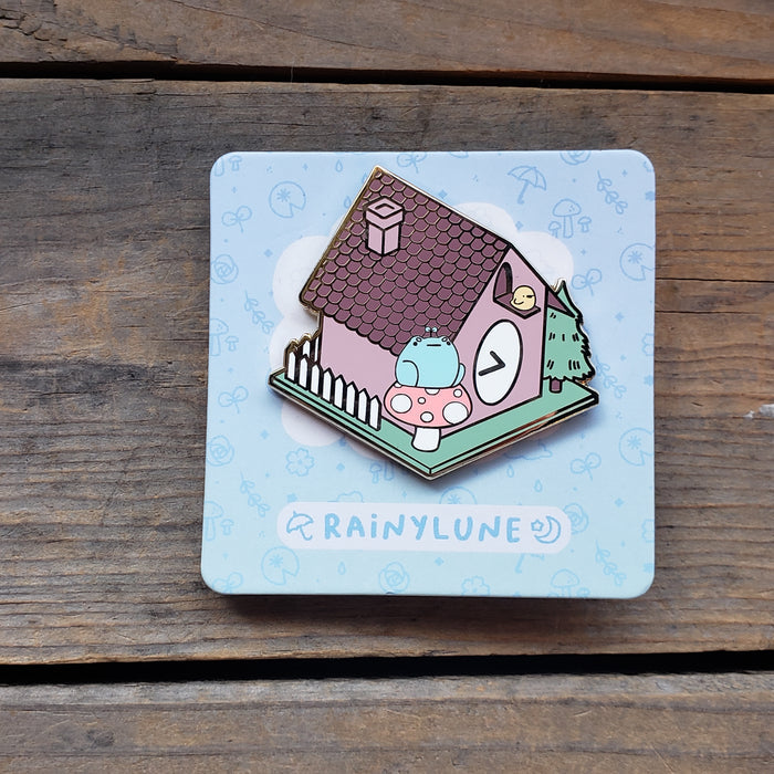 Cuckoo Clock House Enamel Pin