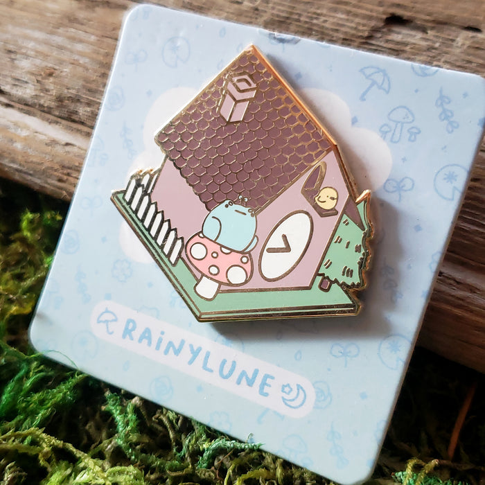 Cuckoo Clock House Enamel Pin
