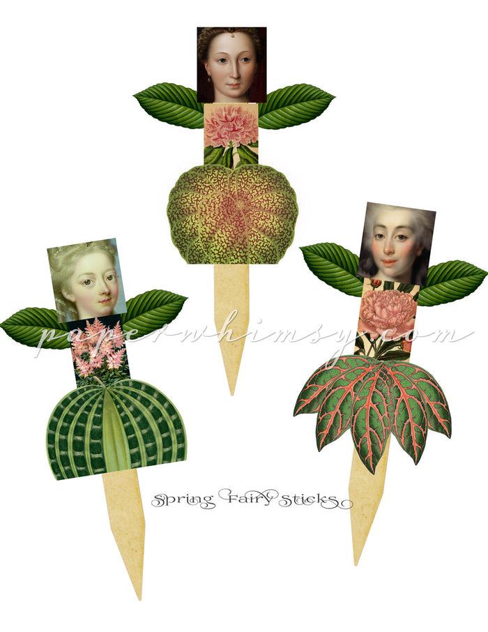 Curious Spring Fairy Kit - paperwhimsy