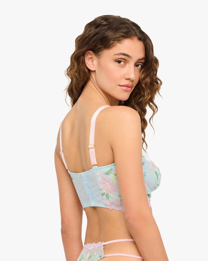 Blue Bustier - Ushuaya Curvy Bra