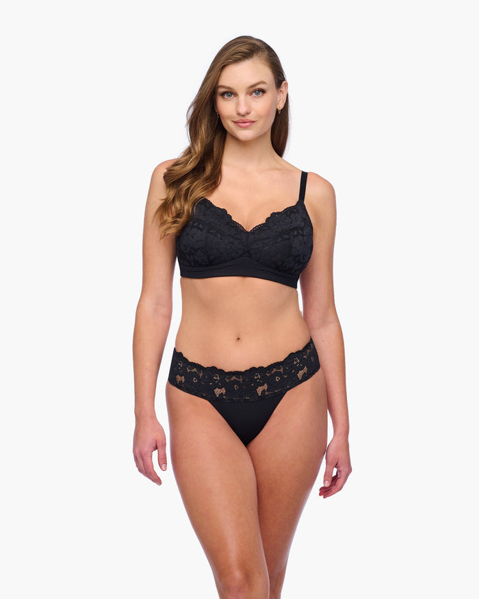 Black Bralette - Romanza Curvy Bralette