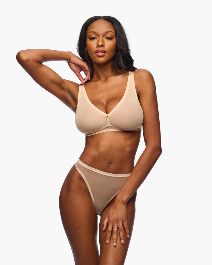 Beige Bralette - Soire Iconic Curvy Bralette