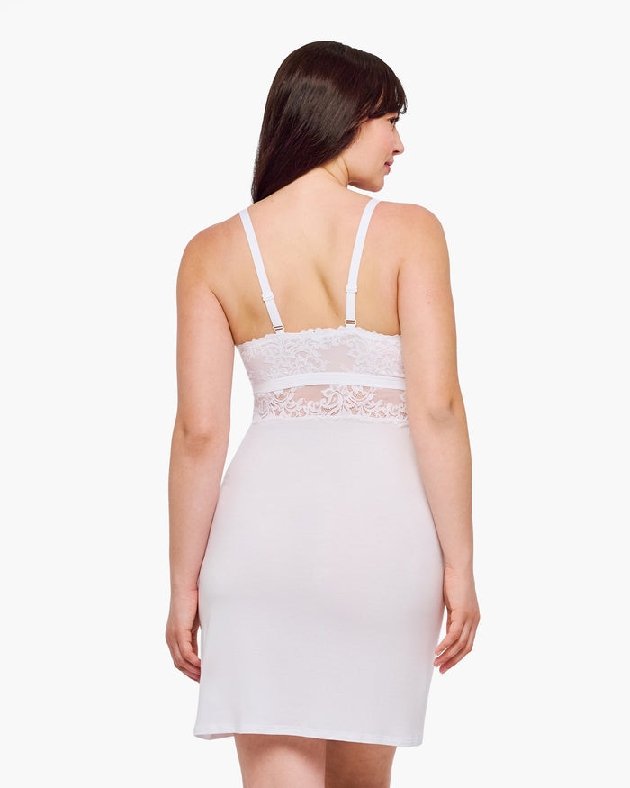 Weiß Negligé - Carmela Curvy Chemise