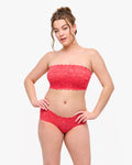 Pink Bralette - Never Say Never Curvy Flirtie Bandeau Bra